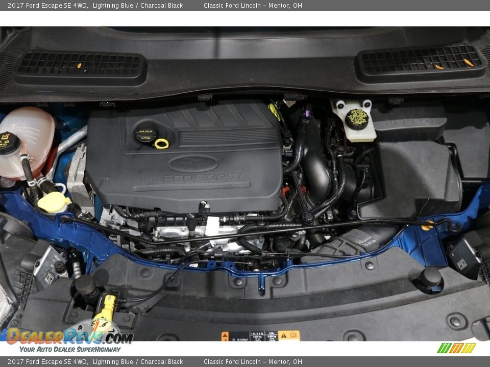 2017 Ford Escape SE 4WD Lightning Blue / Charcoal Black Photo #20
