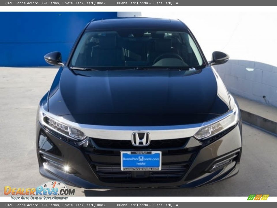 2020 Honda Accord EX-L Sedan Crystal Black Pearl / Black Photo #3