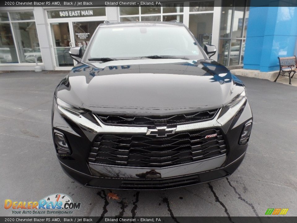 2020 Chevrolet Blazer RS AWD Black / Jet Black Photo #2