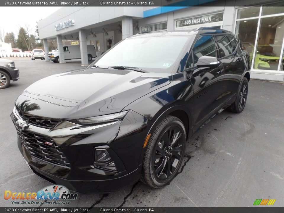 2020 Chevrolet Blazer RS AWD Black / Jet Black Photo #3