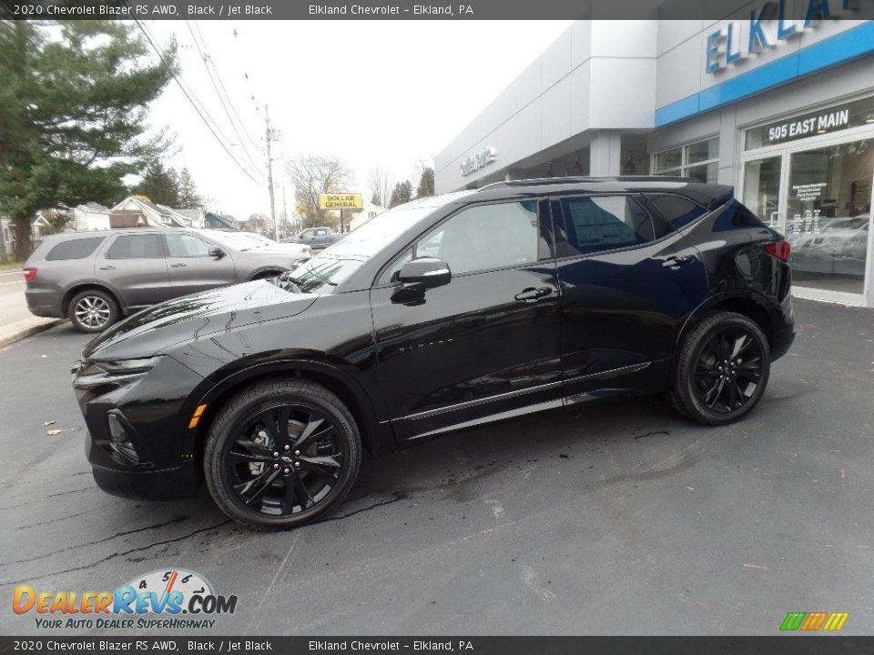 2020 Chevrolet Blazer RS AWD Black / Jet Black Photo #4