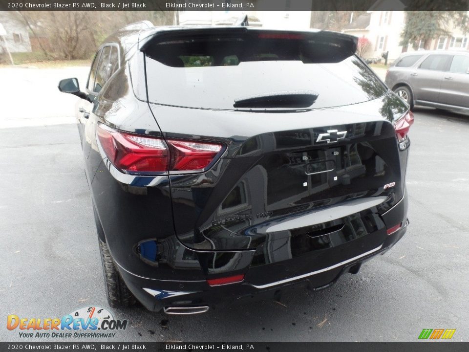2020 Chevrolet Blazer RS AWD Black / Jet Black Photo #6