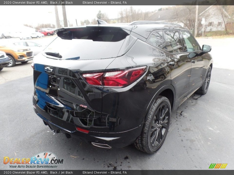2020 Chevrolet Blazer RS AWD Black / Jet Black Photo #7
