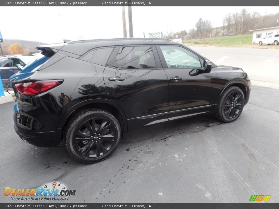2020 Chevrolet Blazer RS AWD Black / Jet Black Photo #8