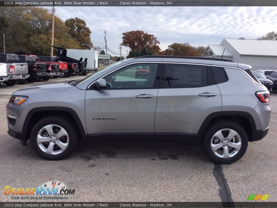 2020 Jeep Compass Latitude 4x4 Billet Silver Metallic / Black Photo #6
