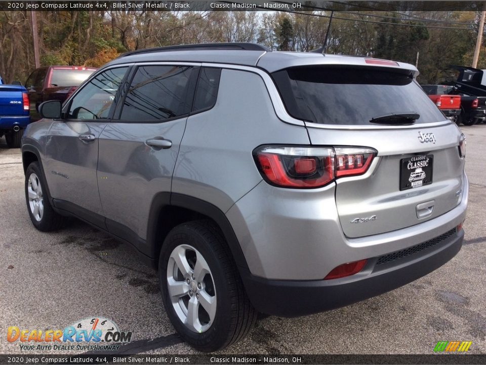 2020 Jeep Compass Latitude 4x4 Billet Silver Metallic / Black Photo #7