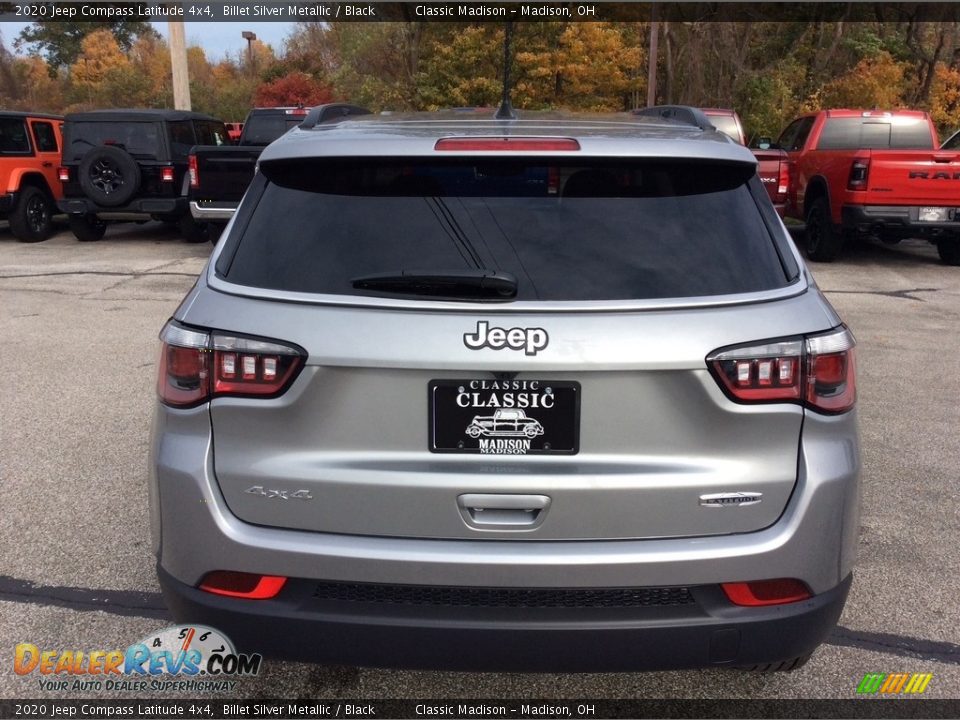 2020 Jeep Compass Latitude 4x4 Billet Silver Metallic / Black Photo #8