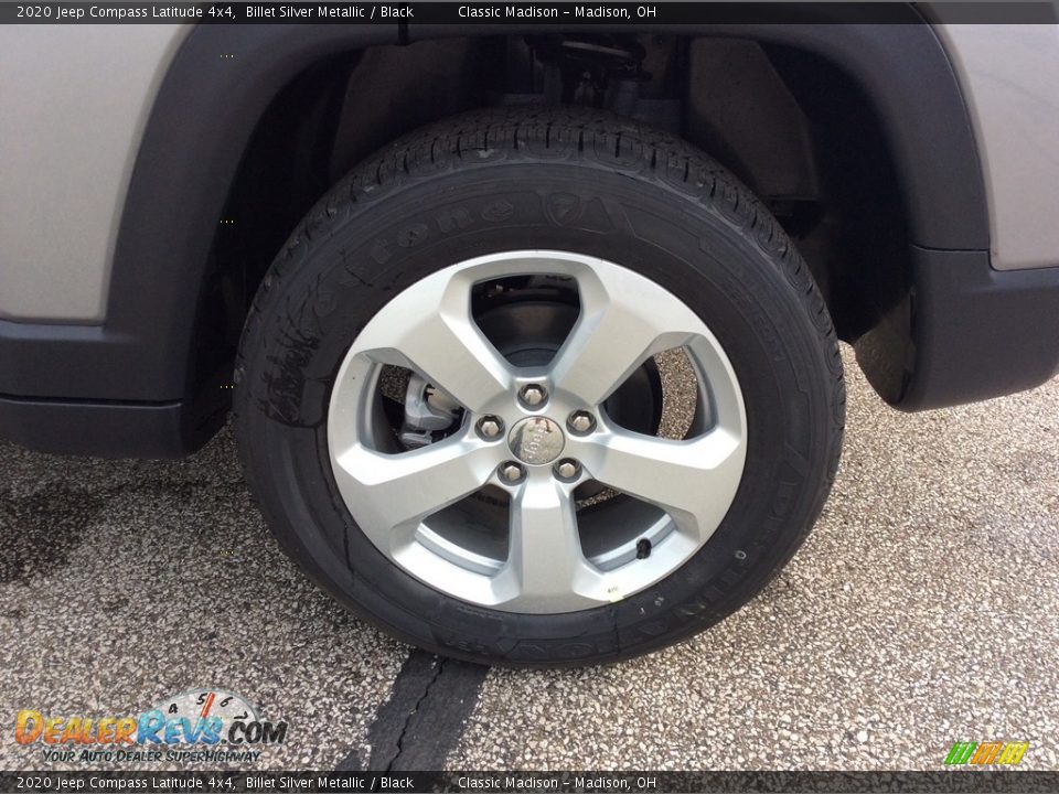 2020 Jeep Compass Latitude 4x4 Billet Silver Metallic / Black Photo #9