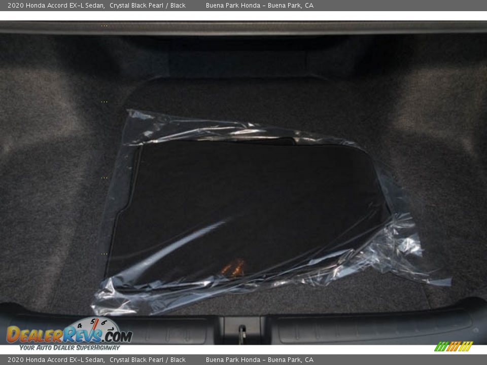 2020 Honda Accord EX-L Sedan Crystal Black Pearl / Black Photo #29