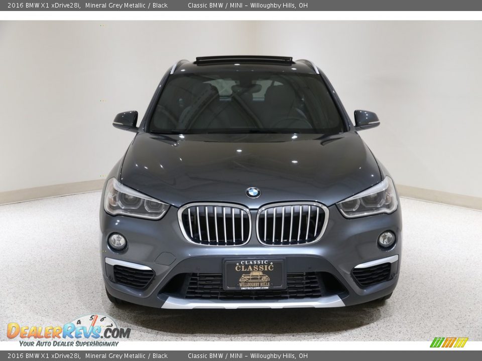2016 BMW X1 xDrive28i Mineral Grey Metallic / Black Photo #2