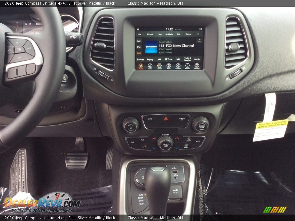 2020 Jeep Compass Latitude 4x4 Billet Silver Metallic / Black Photo #14