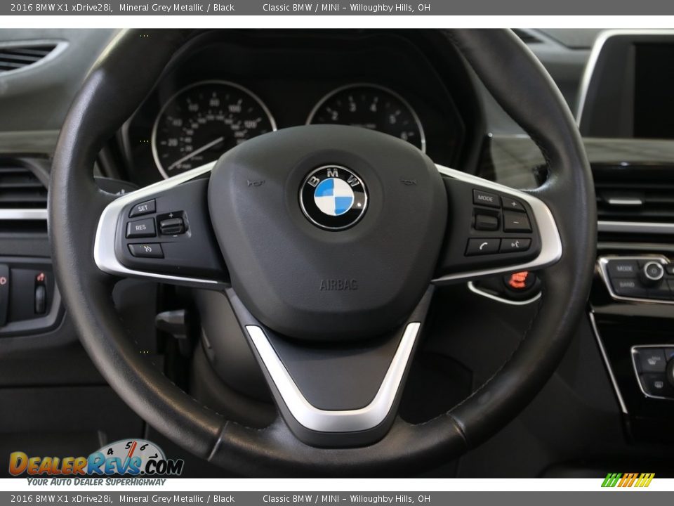 2016 BMW X1 xDrive28i Mineral Grey Metallic / Black Photo #7