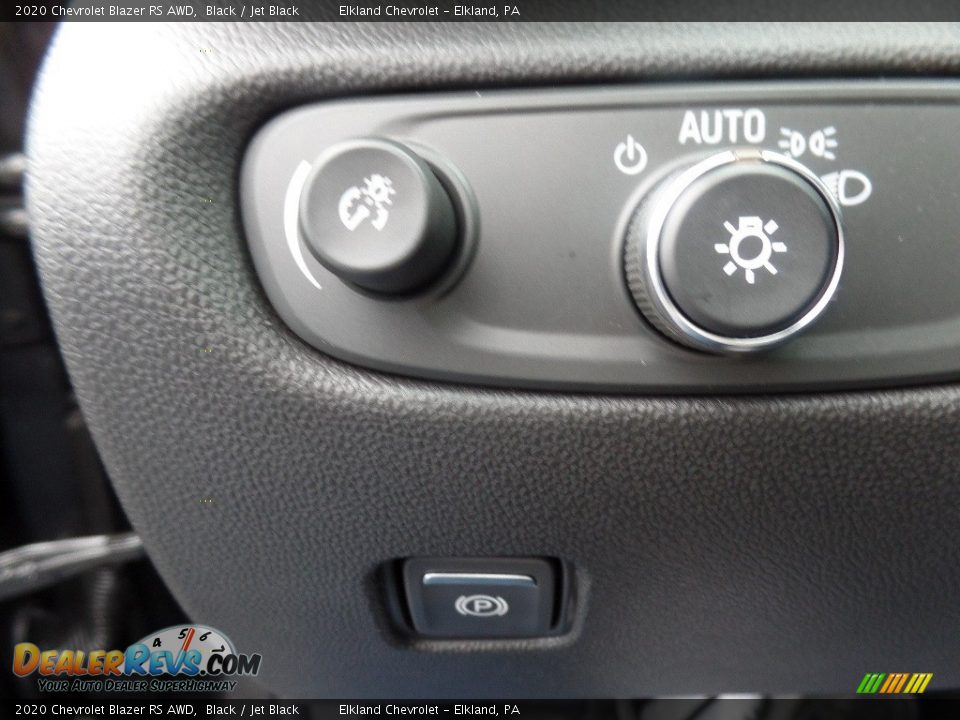 2020 Chevrolet Blazer RS AWD Black / Jet Black Photo #25