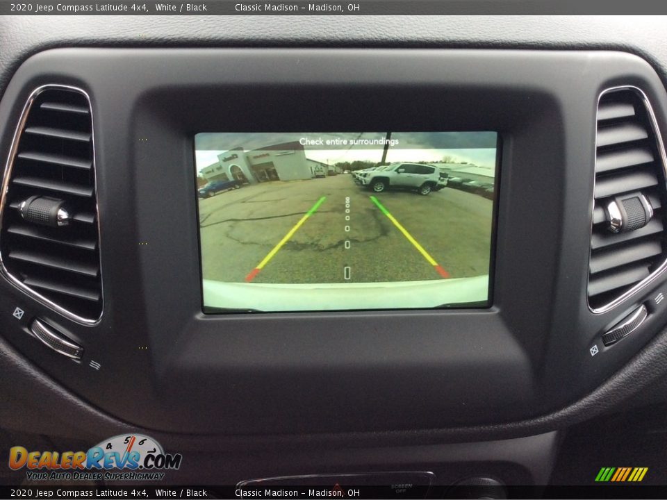 2020 Jeep Compass Latitude 4x4 White / Black Photo #16
