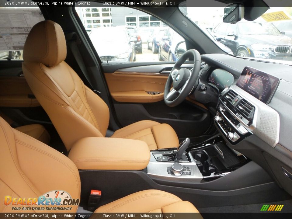 Cognac Interior - 2020 BMW X3 xDrive30i Photo #3