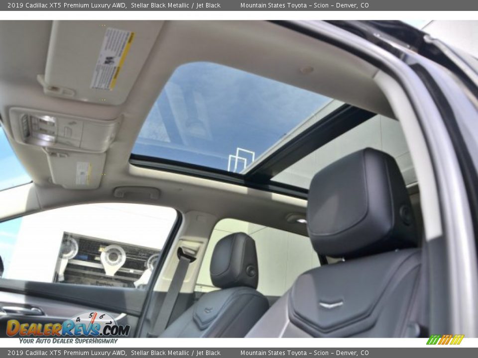 2019 Cadillac XT5 Premium Luxury AWD Stellar Black Metallic / Jet Black Photo #10