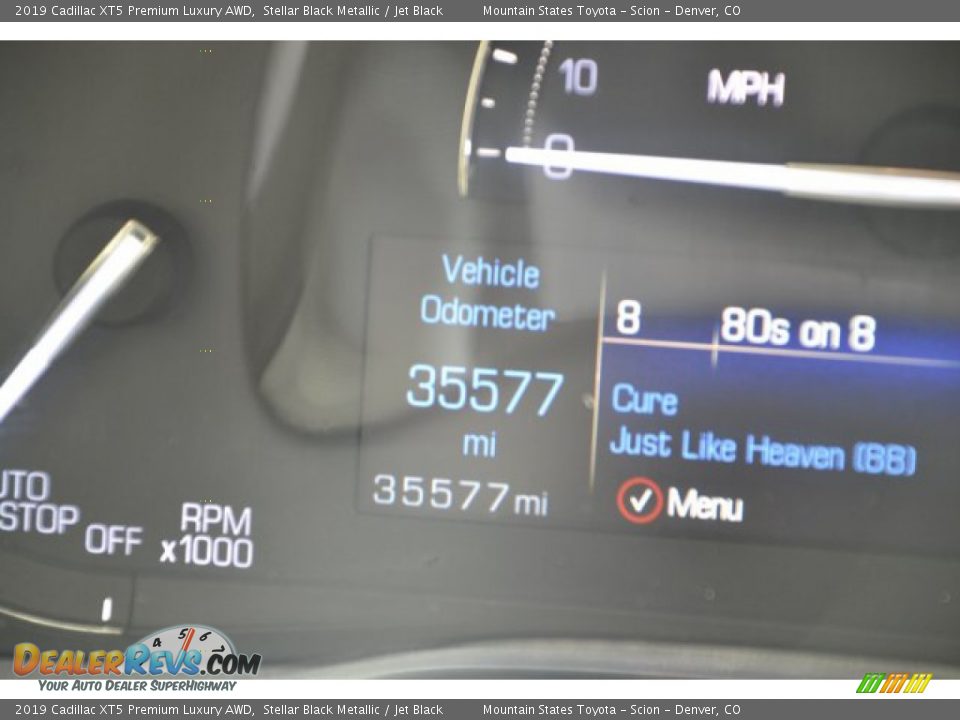 2019 Cadillac XT5 Premium Luxury AWD Stellar Black Metallic / Jet Black Photo #12