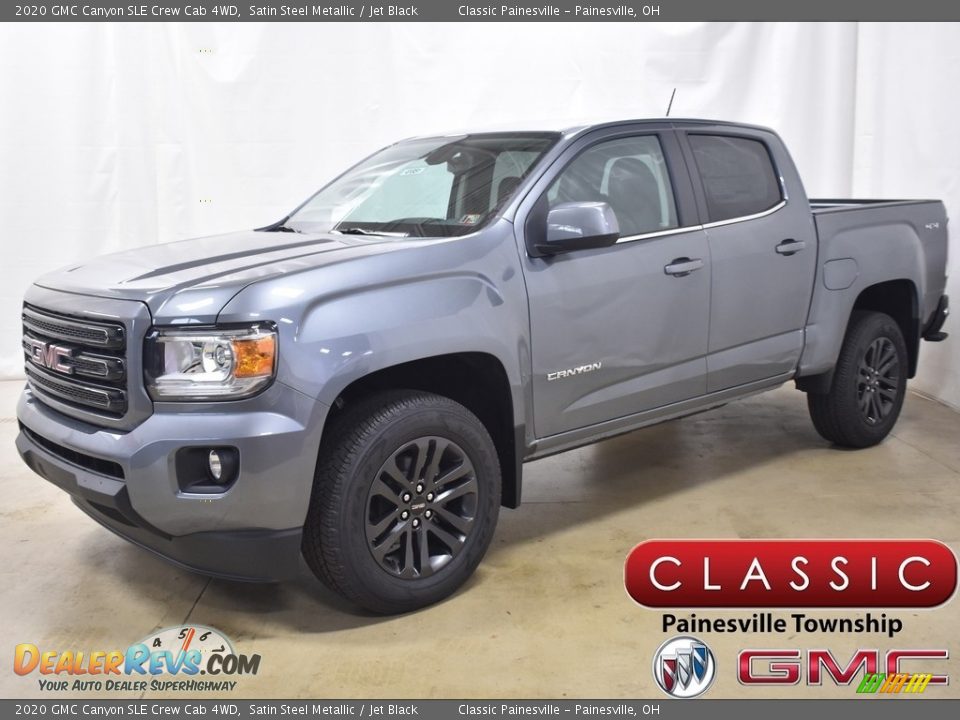 2020 GMC Canyon SLE Crew Cab 4WD Satin Steel Metallic / Jet Black Photo #1