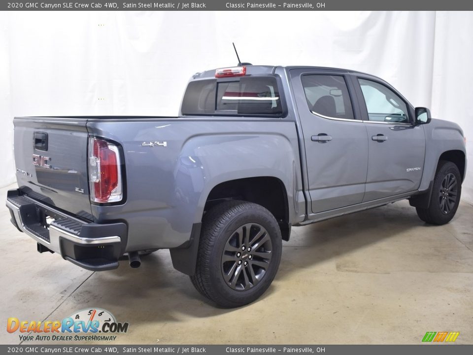 2020 GMC Canyon SLE Crew Cab 4WD Satin Steel Metallic / Jet Black Photo #2