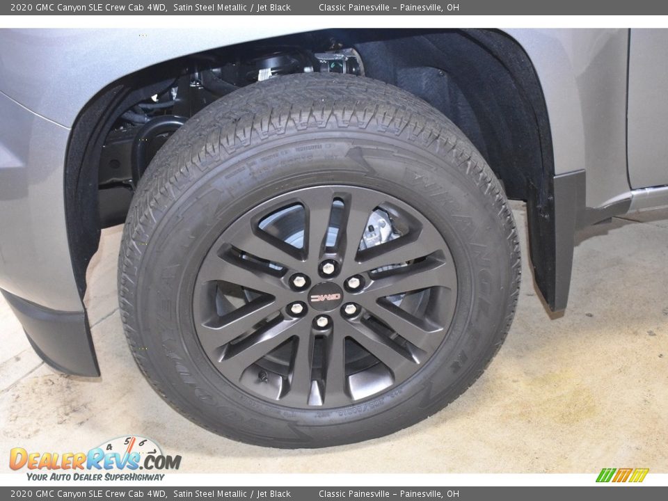 2020 GMC Canyon SLE Crew Cab 4WD Satin Steel Metallic / Jet Black Photo #5