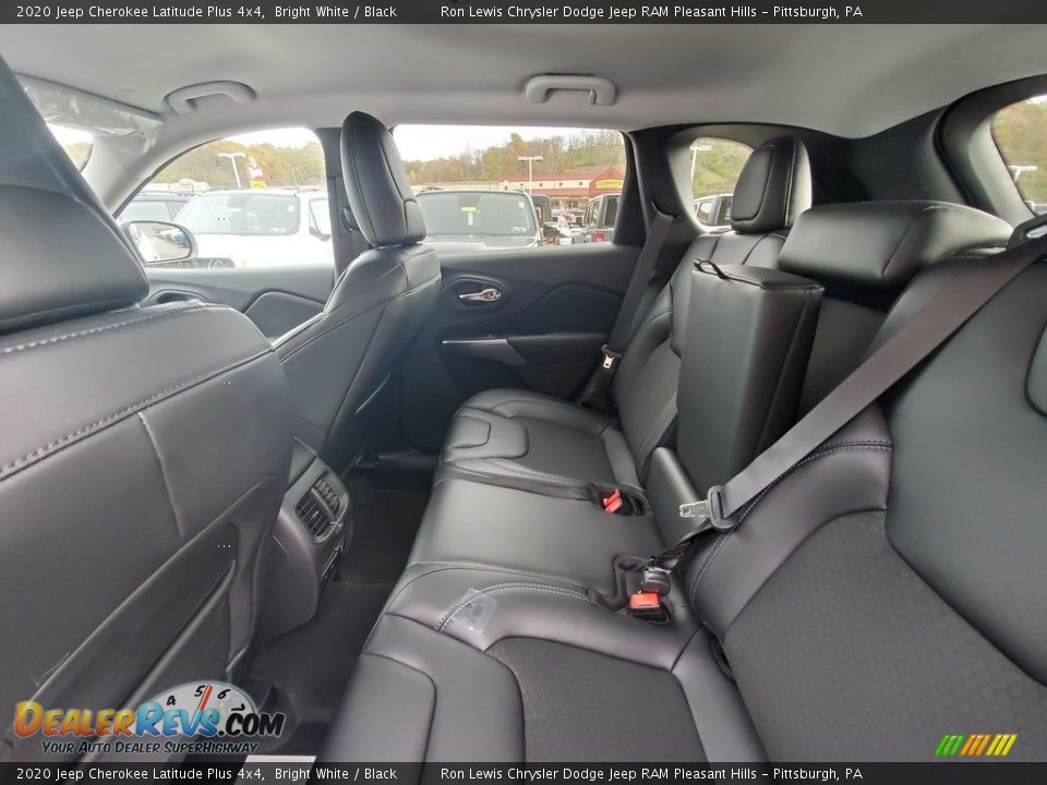 2020 Jeep Cherokee Latitude Plus 4x4 Bright White / Black Photo #12