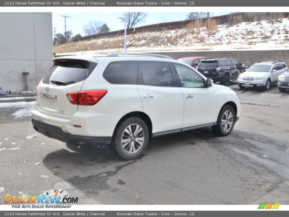 2019 Nissan Pathfinder SV 4x4 Glacier White / Charcoal Photo #6
