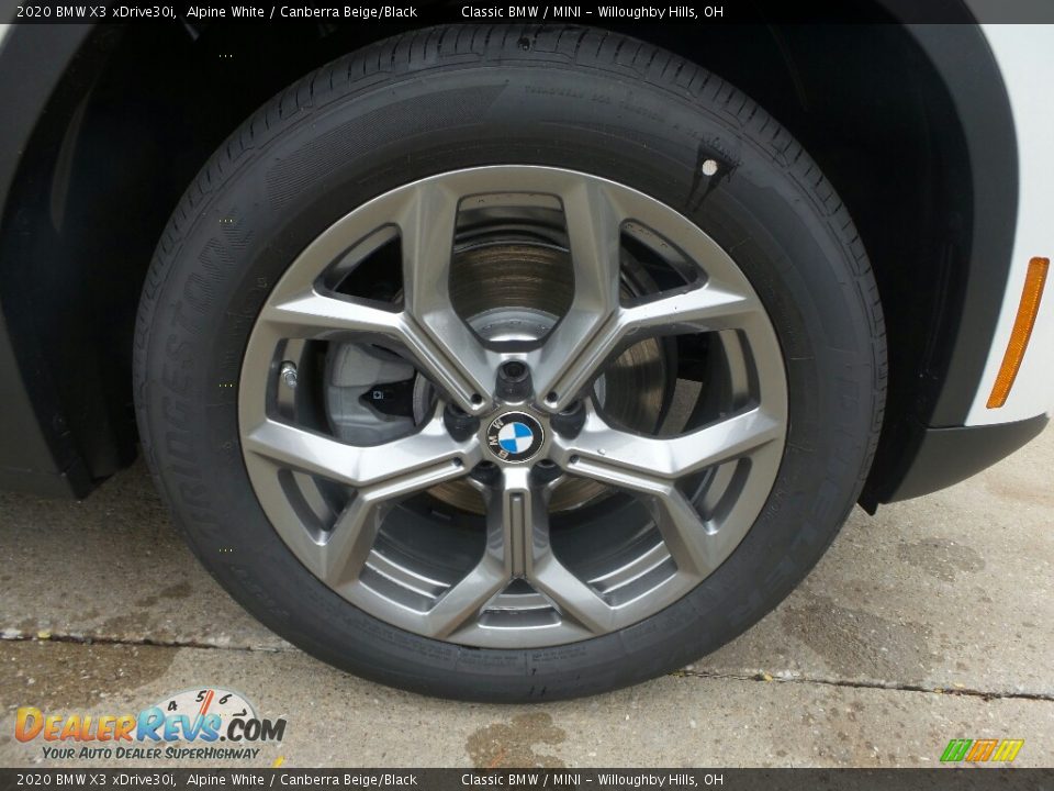 2020 BMW X3 xDrive30i Alpine White / Canberra Beige/Black Photo #2