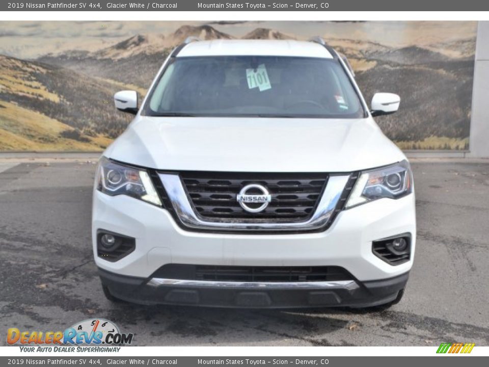 2019 Nissan Pathfinder SV 4x4 Glacier White / Charcoal Photo #8