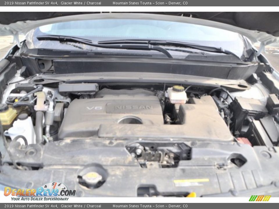 2019 Nissan Pathfinder SV 4x4 Glacier White / Charcoal Photo #9