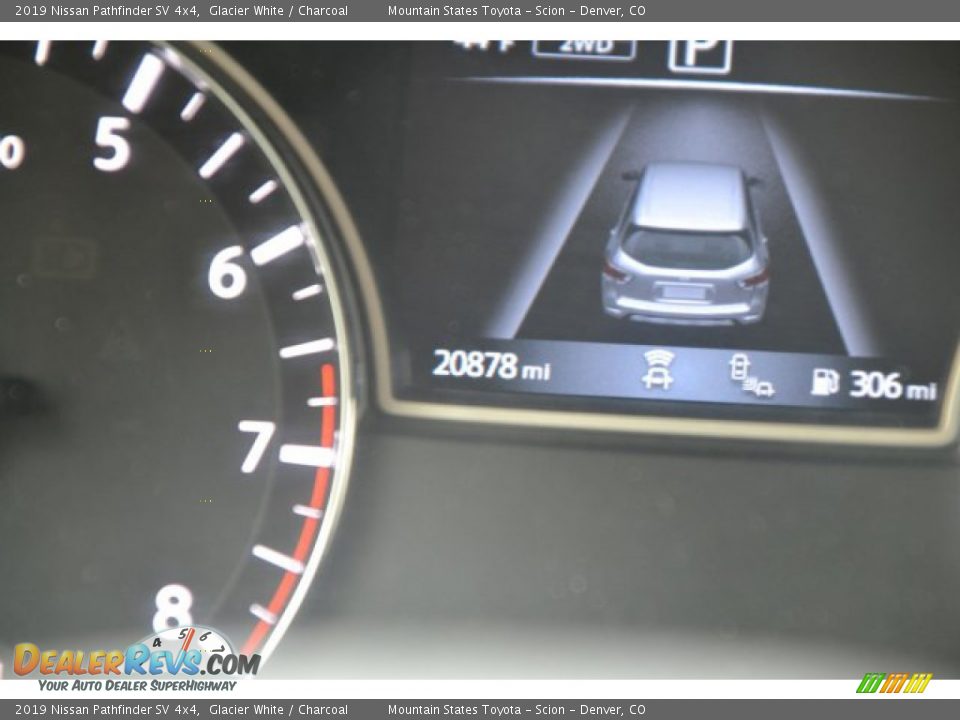 2019 Nissan Pathfinder SV 4x4 Glacier White / Charcoal Photo #12