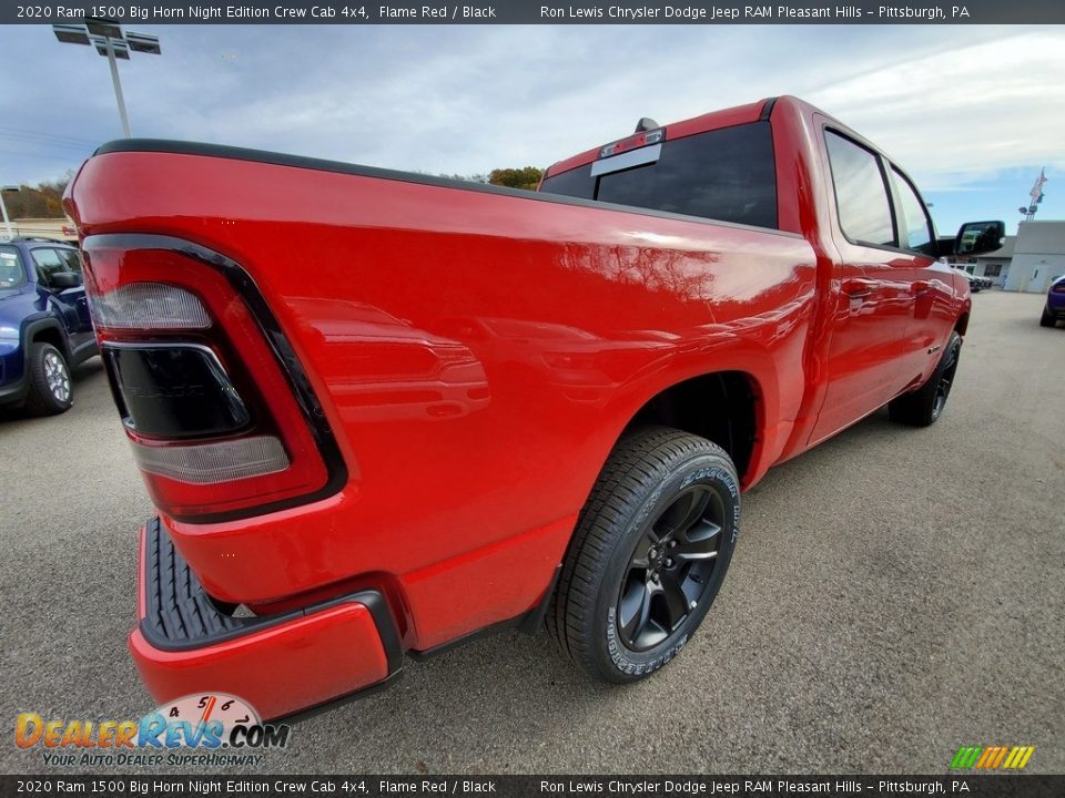 2020 Ram 1500 Big Horn Night Edition Crew Cab 4x4 Flame Red / Black Photo #5