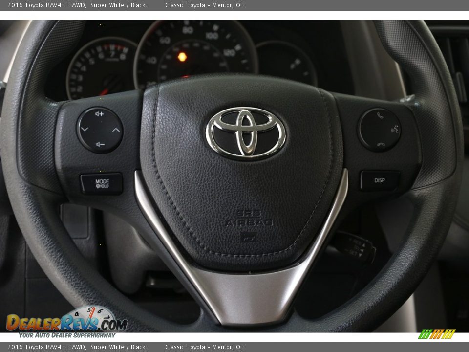2016 Toyota RAV4 LE AWD Super White / Black Photo #6
