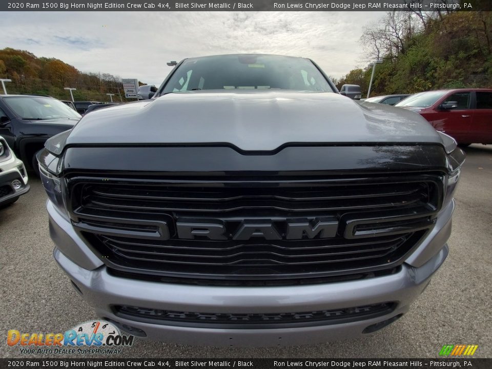 2020 Ram 1500 Big Horn Night Edition Crew Cab 4x4 Billet Silver Metallic / Black Photo #9