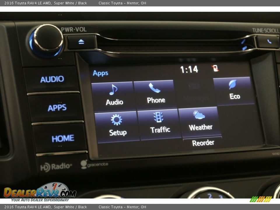 2016 Toyota RAV4 LE AWD Super White / Black Photo #12