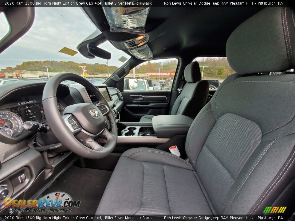 2020 Ram 1500 Big Horn Night Edition Crew Cab 4x4 Billet Silver Metallic / Black Photo #11