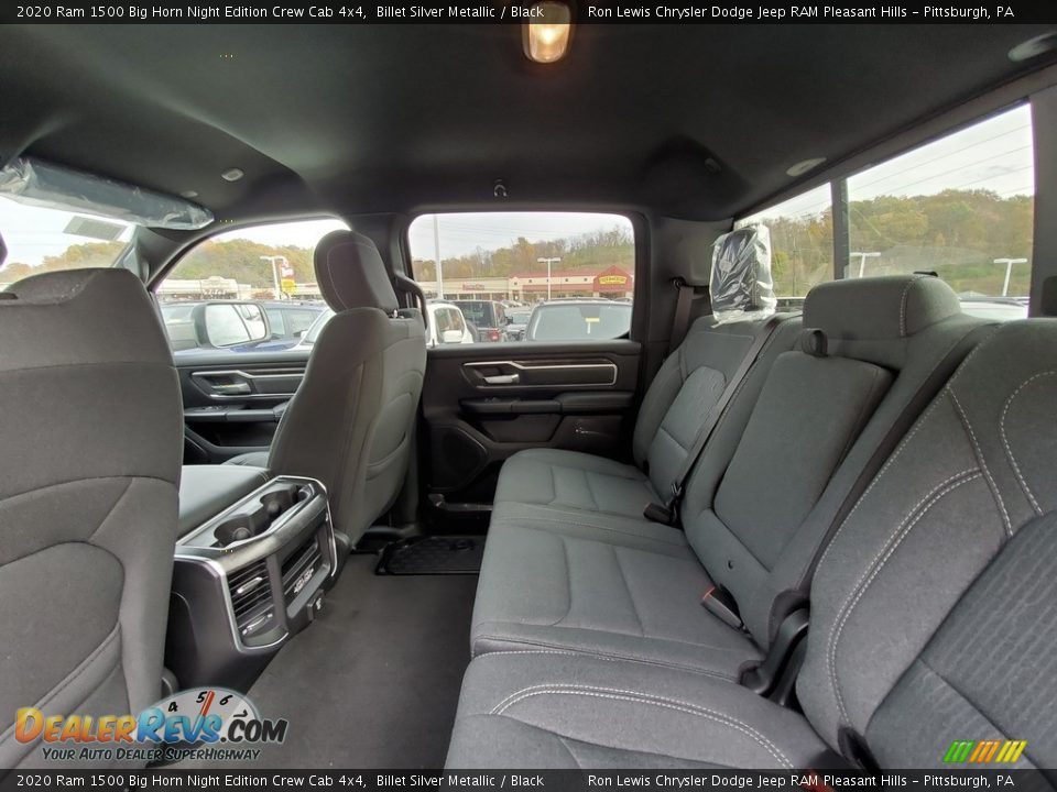 2020 Ram 1500 Big Horn Night Edition Crew Cab 4x4 Billet Silver Metallic / Black Photo #12