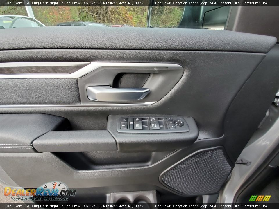 2020 Ram 1500 Big Horn Night Edition Crew Cab 4x4 Billet Silver Metallic / Black Photo #14