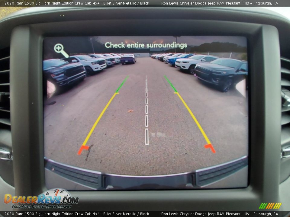 2020 Ram 1500 Big Horn Night Edition Crew Cab 4x4 Billet Silver Metallic / Black Photo #16