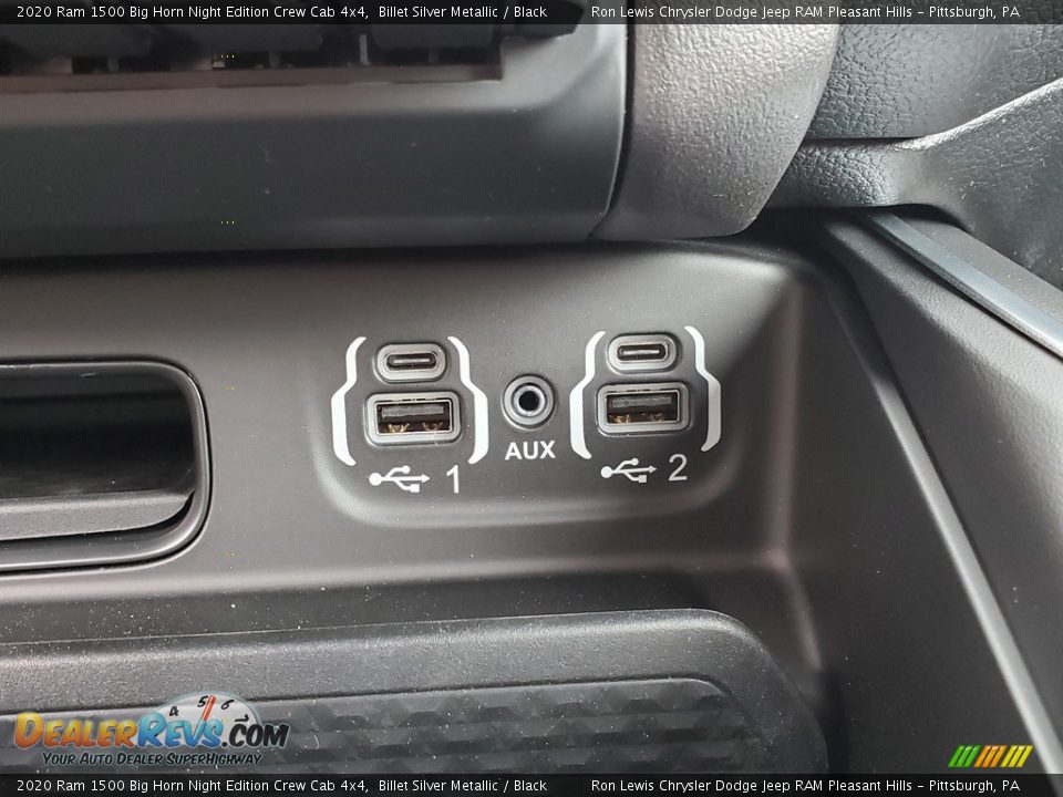 2020 Ram 1500 Big Horn Night Edition Crew Cab 4x4 Billet Silver Metallic / Black Photo #19