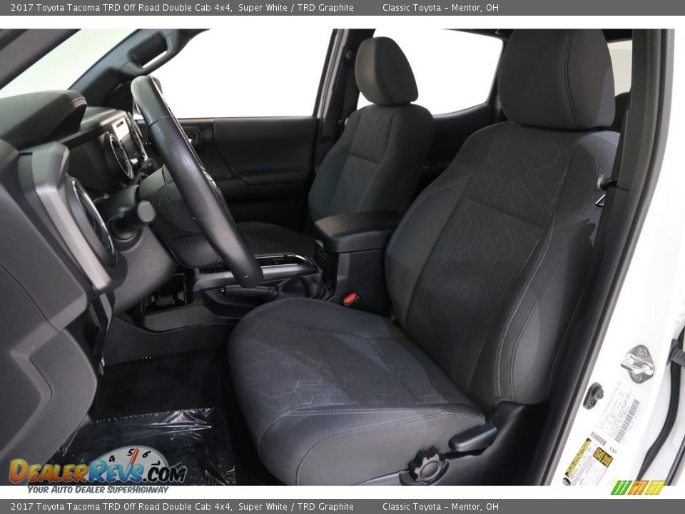 2017 Toyota Tacoma TRD Off Road Double Cab 4x4 Super White / TRD Graphite Photo #5