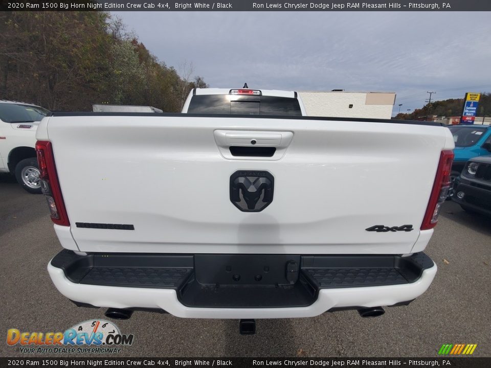 2020 Ram 1500 Big Horn Night Edition Crew Cab 4x4 Bright White / Black Photo #4