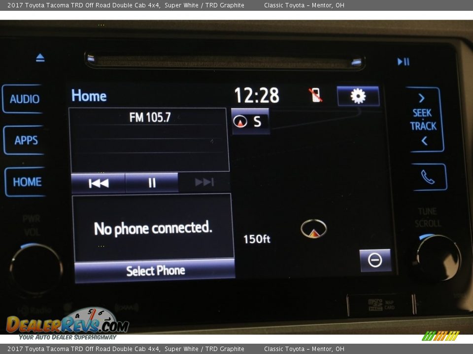 2017 Toyota Tacoma TRD Off Road Double Cab 4x4 Super White / TRD Graphite Photo #10