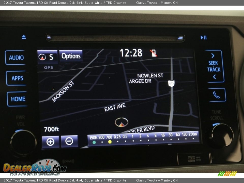 2017 Toyota Tacoma TRD Off Road Double Cab 4x4 Super White / TRD Graphite Photo #11
