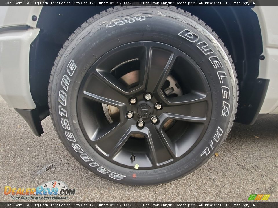 2020 Ram 1500 Big Horn Night Edition Crew Cab 4x4 Bright White / Black Photo #10