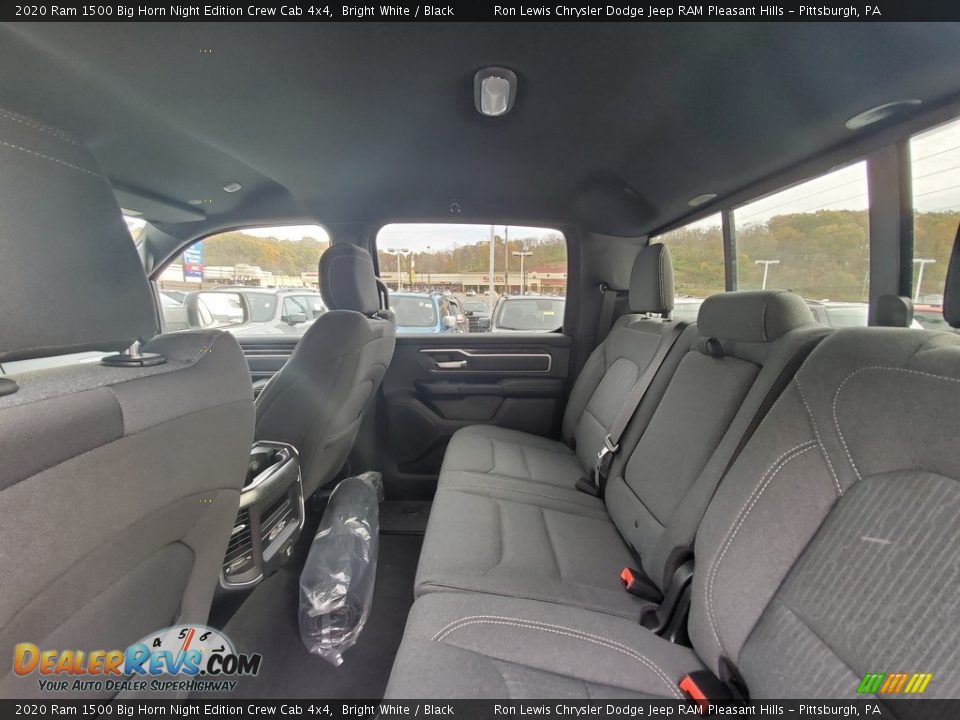 2020 Ram 1500 Big Horn Night Edition Crew Cab 4x4 Bright White / Black Photo #12