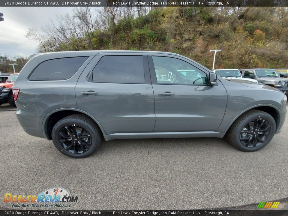 2020 Dodge Durango GT AWD Destroyer Gray / Black Photo #7
