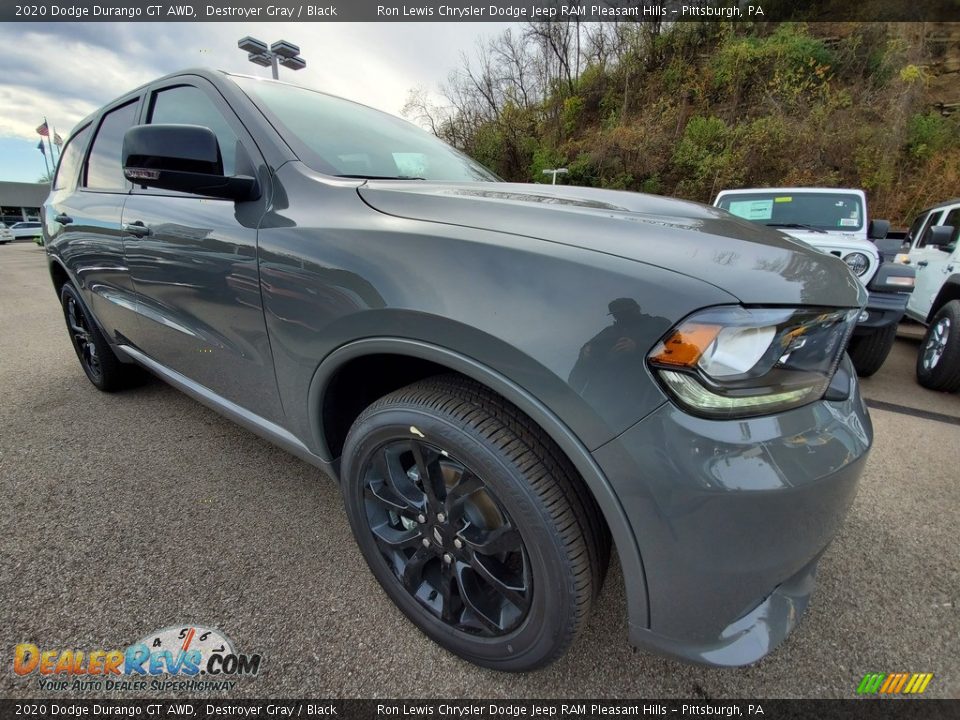 2020 Dodge Durango GT AWD Destroyer Gray / Black Photo #8