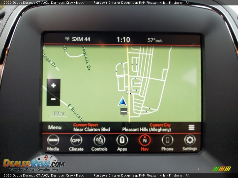 2020 Dodge Durango GT AWD Destroyer Gray / Black Photo #17