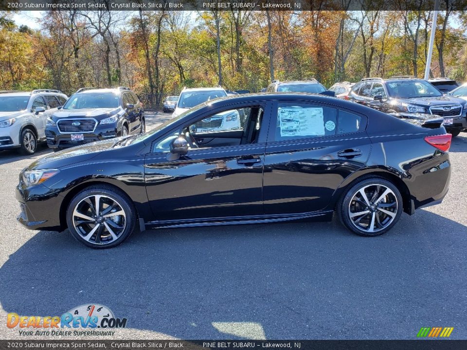 Crystal Black Silica 2020 Subaru Impreza Sport Sedan Photo #3