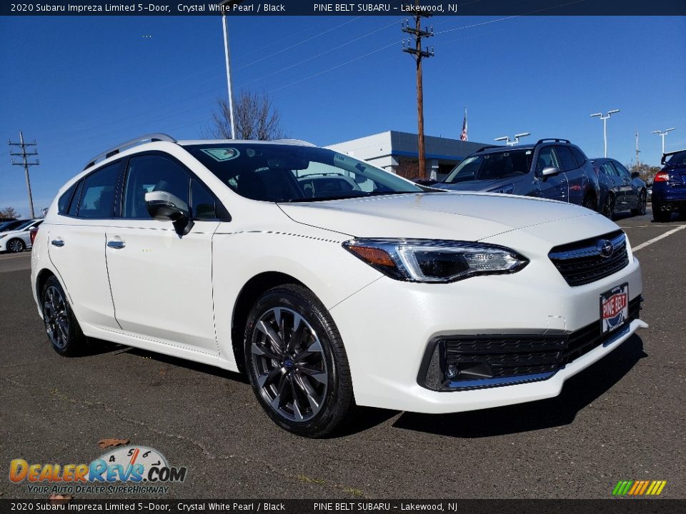 2020 Subaru Impreza Limited 5-Door Crystal White Pearl / Black Photo #1